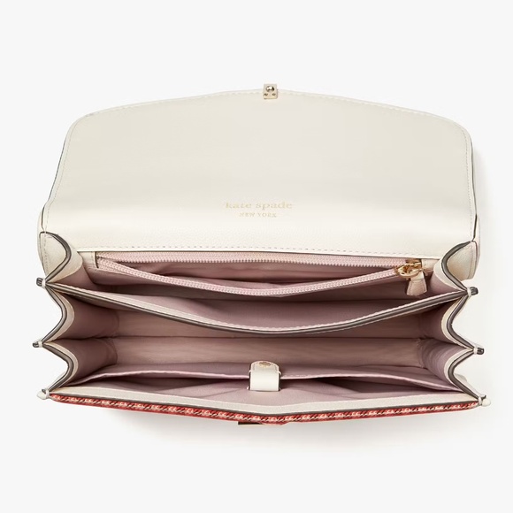 Kate Spade Locket Plaid Large Flap Shoulder Bag - Picture 6 of 10